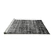 Sideview of Machine Washable Oriental Gray Industrial Rug, wshurb2786gry