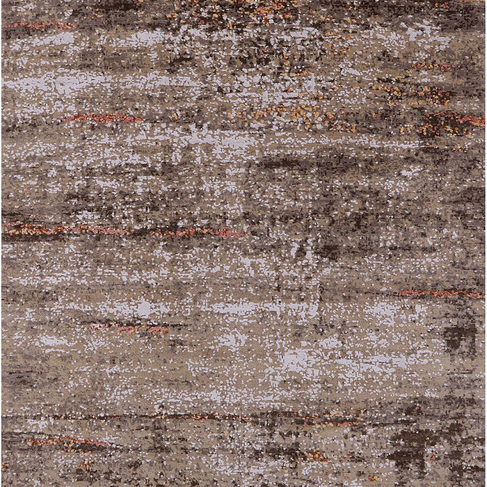 Mid-Century Modern Reddish Brown Oriental Rug, urb2786