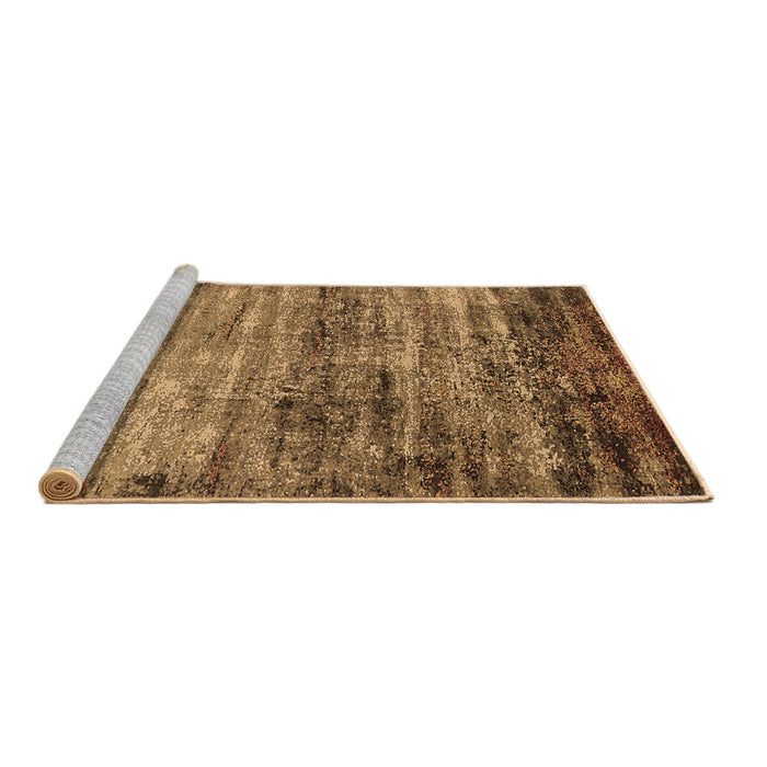 Sideview of Machine Washable Oriental Brown Industrial Rug, wshurb2786brn
