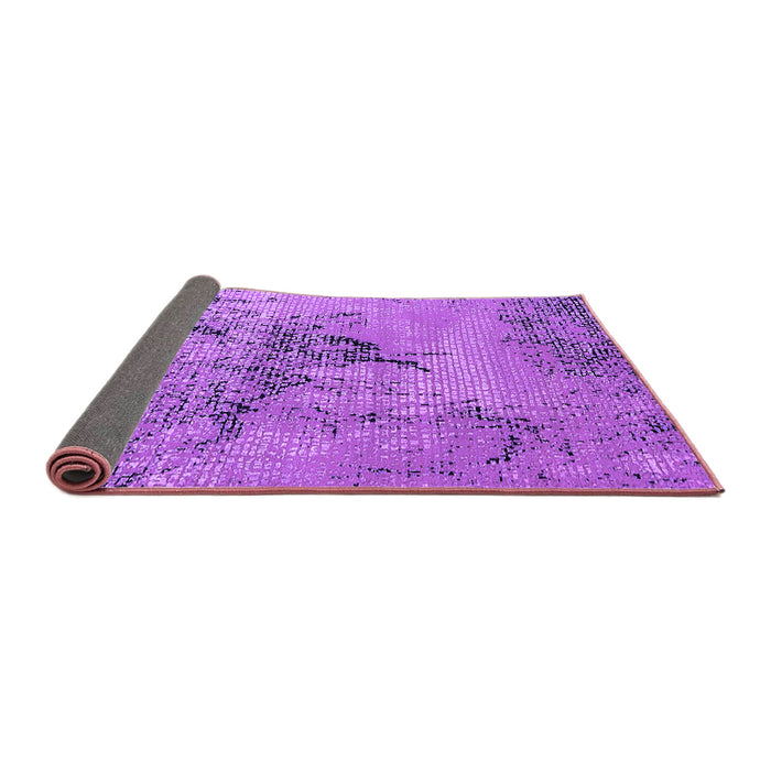 Sideview of Oriental Purple Industrial Rug, urb2787pur