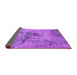 Sideview of Oriental Purple Industrial Rug, urb2787pur