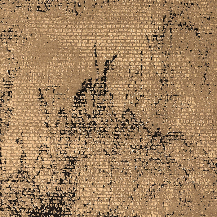 Machine Washable Oriental Brown Industrial Rug, wshurb2787brn