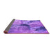 Sideview of Oriental Purple Industrial Rug, urb2788pur