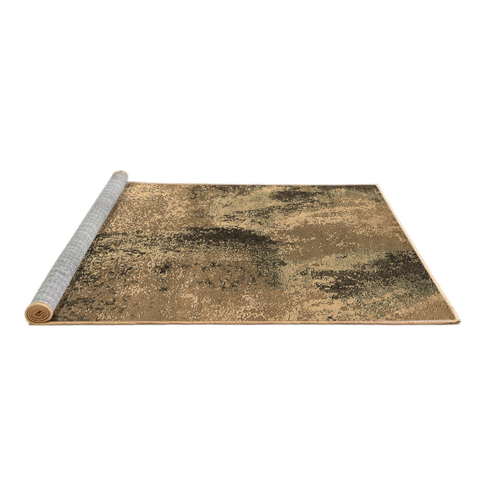 Sideview of Machine Washable Oriental Brown Industrial Rug, wshurb2788brn
