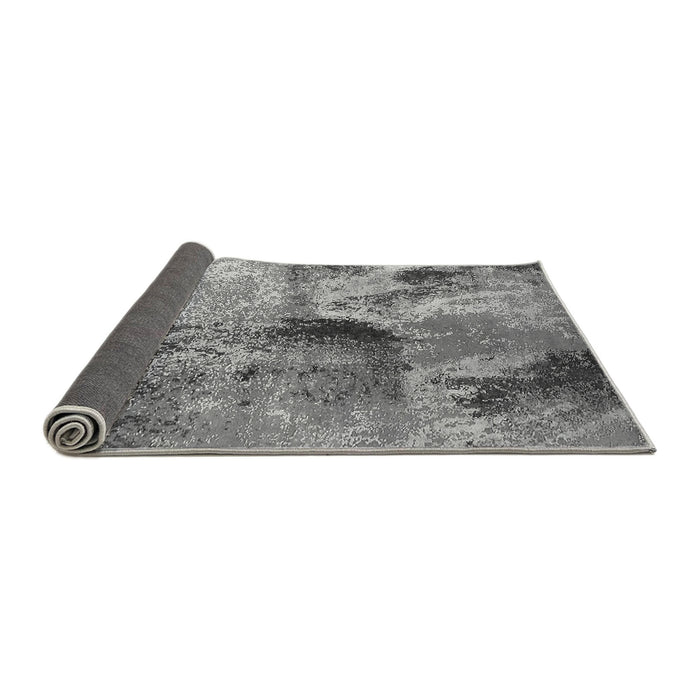 Sideview of Oriental Gray Industrial Rug, urb2788gry