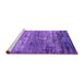 Sideview of Machine Washable Oriental Purple Industrial Area Rugs, wshurb2789pur