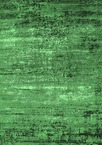 Oriental Emerald Green Industrial Rug, urb2789emgrn