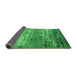 Sideview of Oriental Green Industrial Rug, urb2789grn