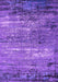 Machine Washable Oriental Purple Industrial Area Rugs, wshurb2789pur