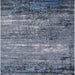 Square Mid-Century Modern Columbia Blue Oriental Rug, urb2789