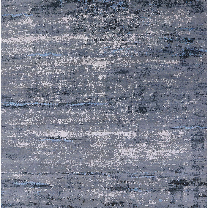 Mid-Century Modern Columbia Blue Oriental Rug, urb2789