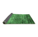 Sideview of Oriental Emerald Green Industrial Rug, urb2789emgrn