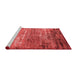 Industrial Red Washable Rugs