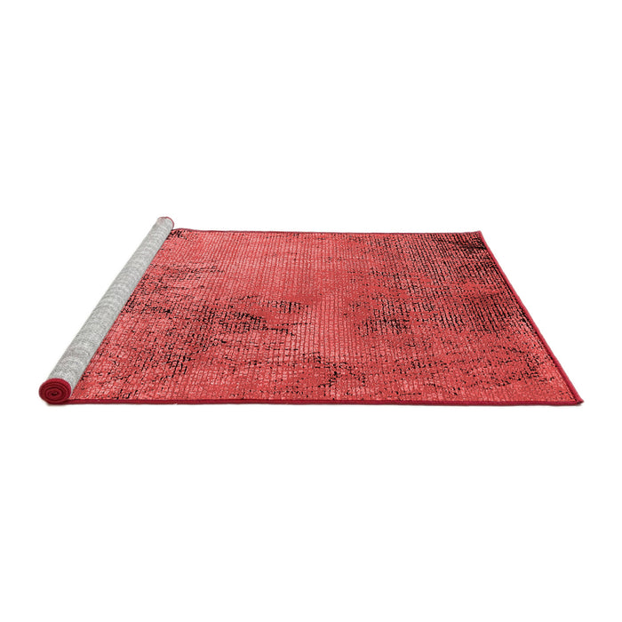 Industrial Red Washable Rugs
