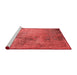 Industrial Red Washable Rugs