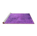 Sideview of Machine Washable Oriental Purple Industrial Area Rugs, wshurb2790pur