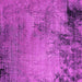 Square Machine Washable Oriental Pink Industrial Rug, wshurb2790pnk