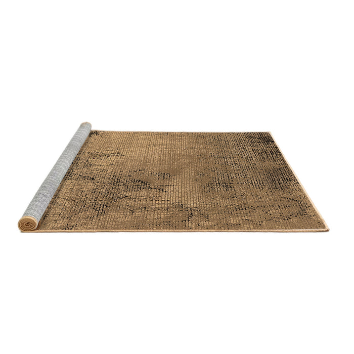 Sideview of Machine Washable Oriental Brown Industrial Rug, wshurb2790brn