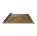 Sideview of Oriental Brown Industrial Rug, urb2790brn