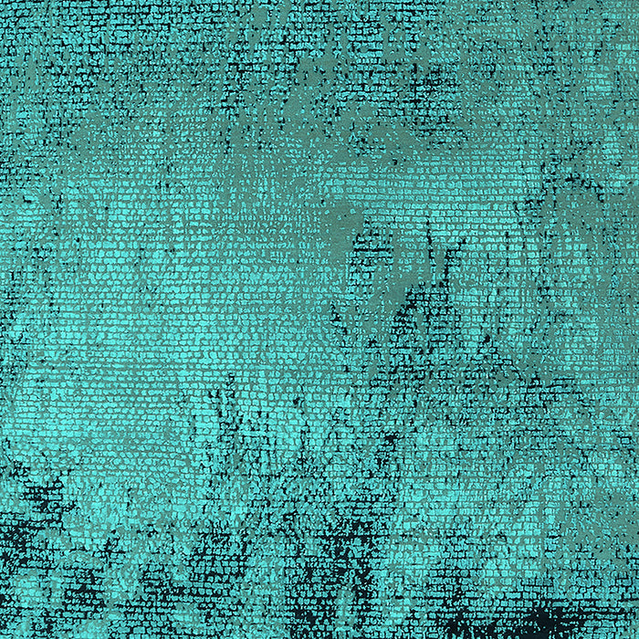 Oriental Turquoise Industrial Rug, urb2790turq