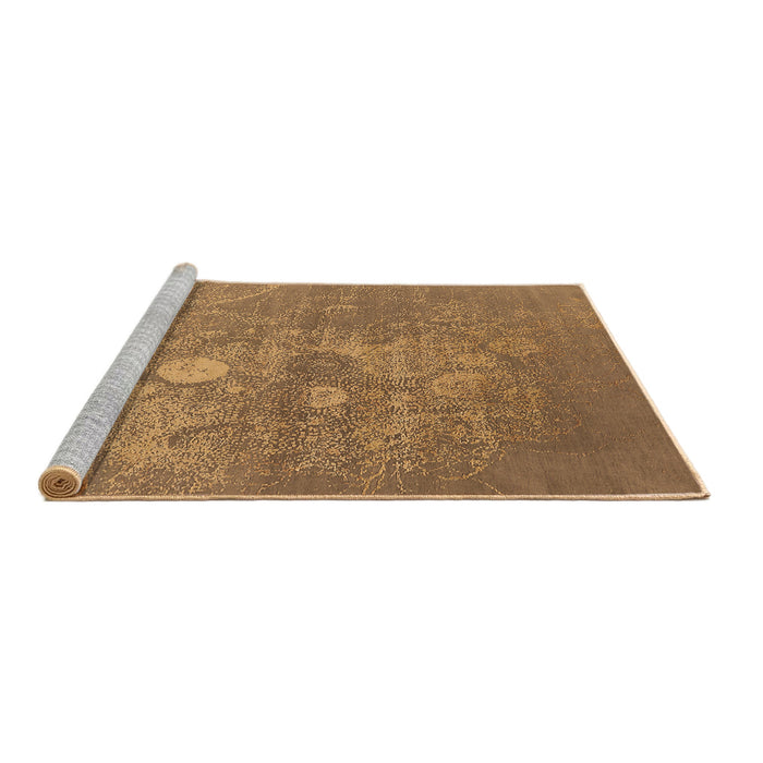 Sideview of Machine Washable Oriental Brown Industrial Rug, wshurb2791brn