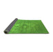 Sideview of Oriental Green Industrial Rug, urb2791grn