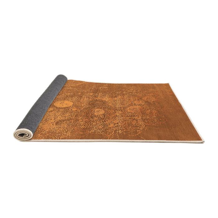 Sideview of Oriental Orange Industrial Rug, urb2791org