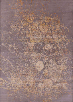 Machine Washable Industrial Modern Puce Purple Rug, wshurb2791