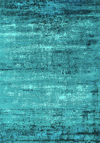 Oriental Turquoise Industrial Rug, urb2792turq