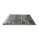 Sideview of Machine Washable Oriental Gray Industrial Rug, wshurb2792gry