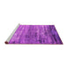 Sideview of Machine Washable Oriental Pink Industrial Rug, wshurb2792pnk