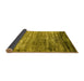 Sideview of Oriental Yellow Industrial Rug, urb2792yw