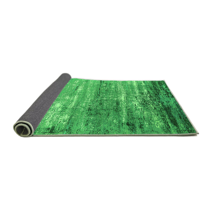 Sideview of Oriental Green Industrial Rug, urb2792grn