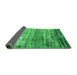 Sideview of Oriental Green Industrial Rug, urb2792grn