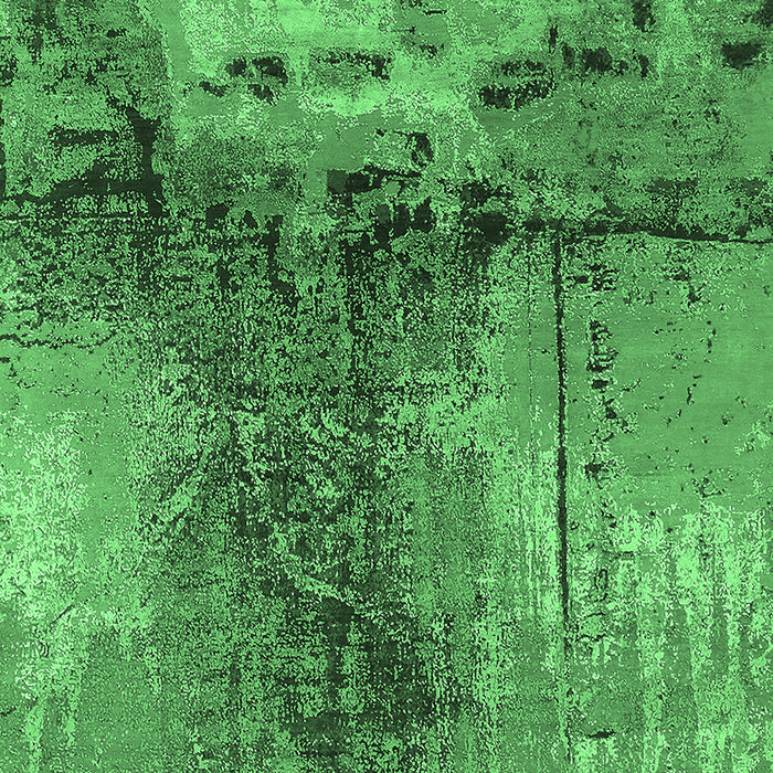 Oriental Emerald Green Industrial Rug, urb2793emgrn