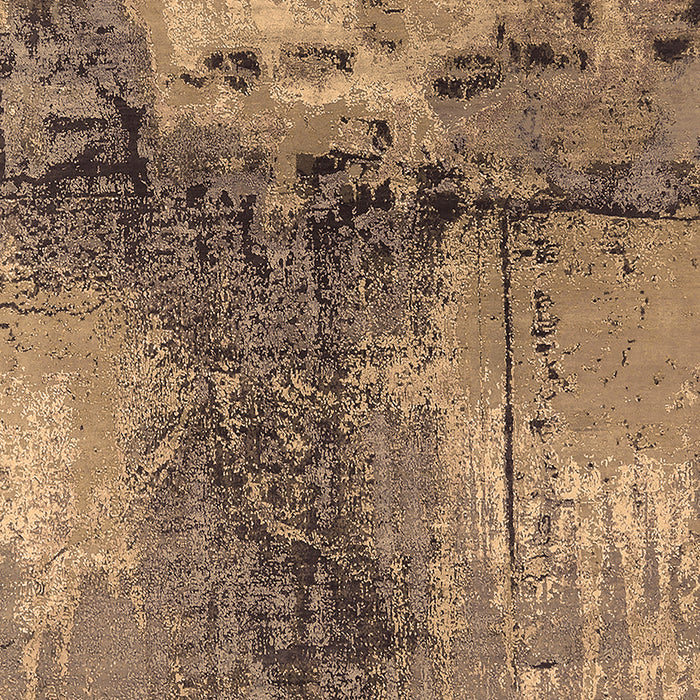 Machine Washable Oriental Brown Industrial Rug, wshurb2793brn