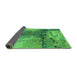 Sideview of Oriental Green Industrial Rug, urb2793grn