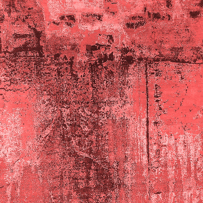 Machine Washable Oriental Red Industrial Rug, wshurb2793red