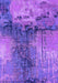 Machine Washable Oriental Purple Industrial Area Rugs, wshurb2793pur