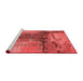 Industrial Red Washable Rugs