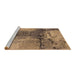 Sideview of Machine Washable Oriental Brown Industrial Rug, wshurb2793brn