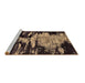 Sideview of Machine Washable Oriental Brown Industrial Rug, wshurb2794brn