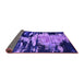 Sideview of Oriental Purple Industrial Rug, urb2794pur