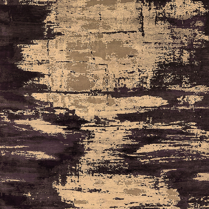 Machine Washable Oriental Brown Industrial Rug, wshurb2794brn