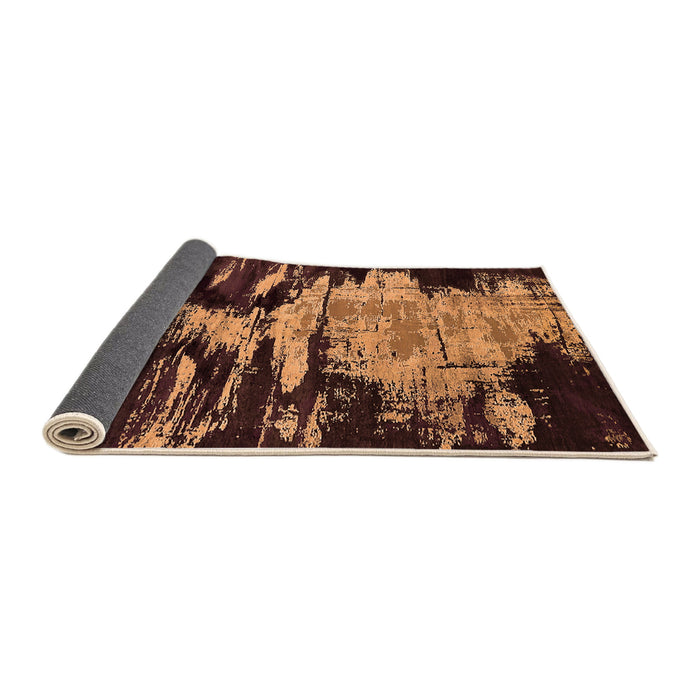 Sideview of Oriental Orange Industrial Rug, urb2794org