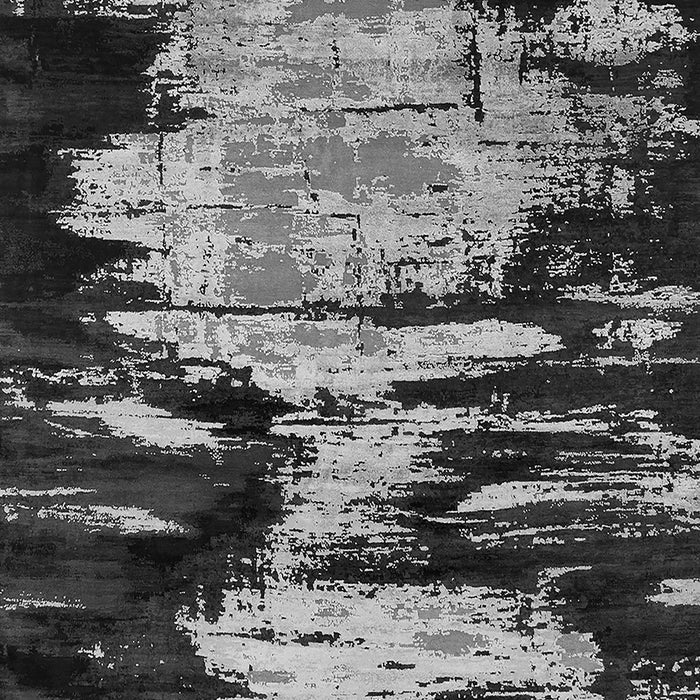 Machine Washable Oriental Gray Industrial Rug, wshurb2794gry