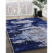 Machine Washable Industrial Modern Light Purple Blue Rug in a Family Room, wshurb2794