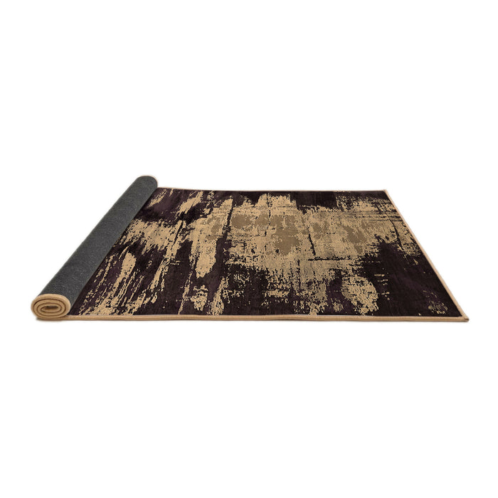 Sideview of Oriental Brown Industrial Rug, urb2794brn
