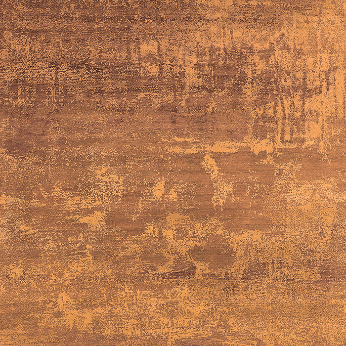 Square Oriental Orange Industrial Rug, urb2795org