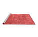 Industrial Red Washable Rugs